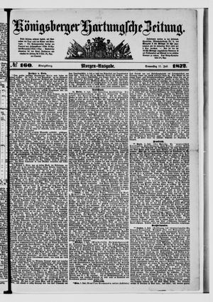 Königsberger Hartungsche Zeitung vom 11.07.1872