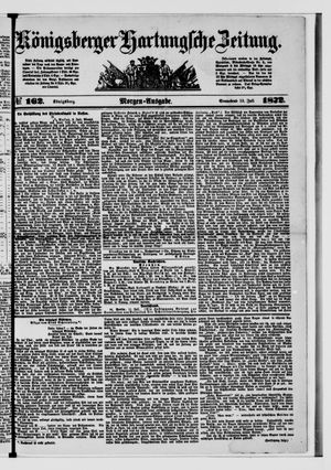 Königsberger Hartungsche Zeitung on Jul 13, 1872
