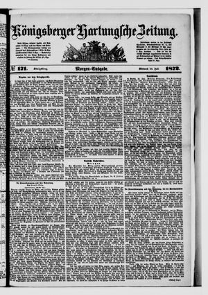 Königsberger Hartungsche Zeitung on Jul 24, 1872