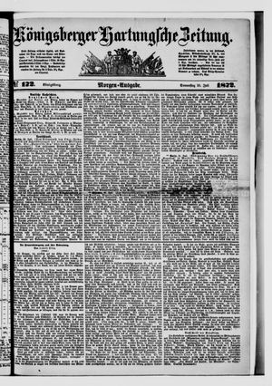 Königsberger Hartungsche Zeitung on Jul 25, 1872