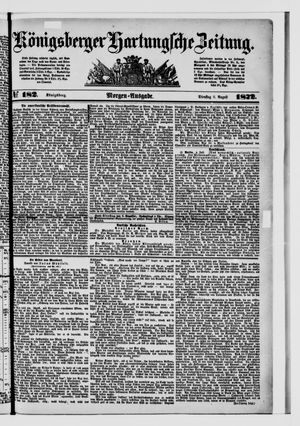 Königsberger Hartungsche Zeitung vom 06.08.1872
