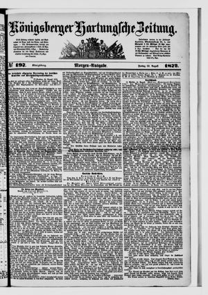 Königsberger Hartungsche Zeitung on Aug 23, 1872