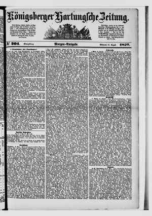 Königsberger Hartungsche Zeitung vom 28.08.1872