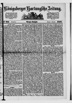Königsberger Hartungsche Zeitung on Sep 8, 1872