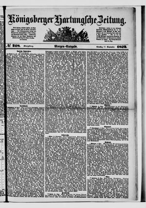 Königsberger Hartungsche Zeitung vom 17.09.1872