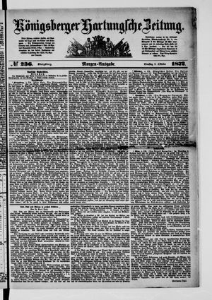 Königsberger Hartungsche Zeitung vom 08.10.1872