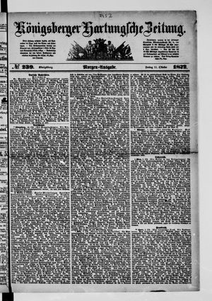 Königsberger Hartungsche Zeitung vom 11.10.1872