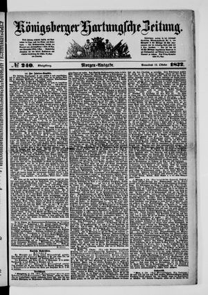 Königsberger Hartungsche Zeitung vom 12.10.1872