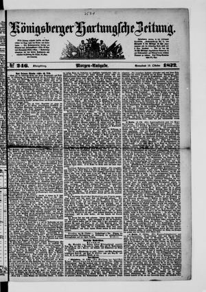 Königsberger Hartungsche Zeitung vom 19.10.1872