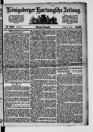 Königsberger Hartungsche Zeitung vom 22.10.1872