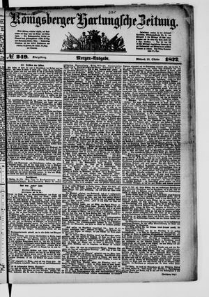 Königsberger Hartungsche Zeitung vom 23.10.1872