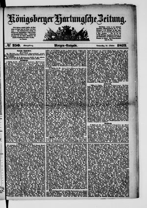 Königsberger Hartungsche Zeitung on Oct 24, 1872