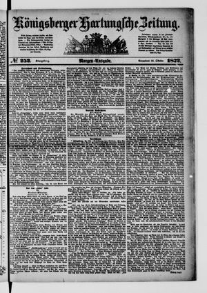 Königsberger Hartungsche Zeitung on Oct 26, 1872