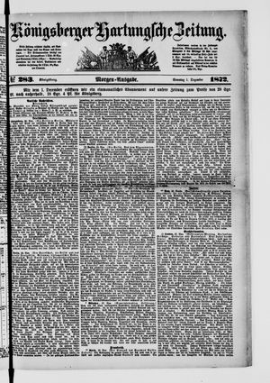 Königsberger Hartungsche Zeitung on Dec 1, 1872