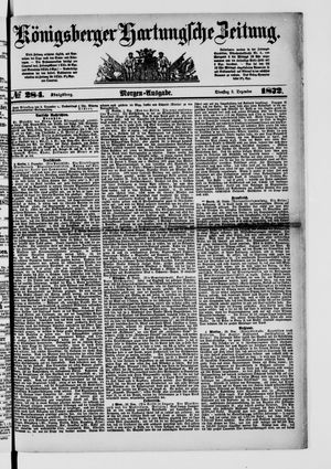 Königsberger Hartungsche Zeitung vom 03.12.1872