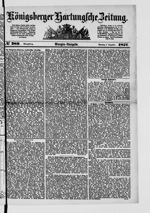 Königsberger Hartungsche Zeitung vom 08.12.1872