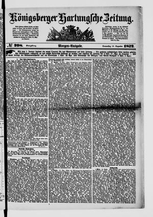 Königsberger Hartungsche Zeitung vom 19.12.1872