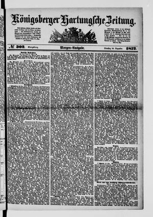Königsberger Hartungsche Zeitung on Dec 24, 1872