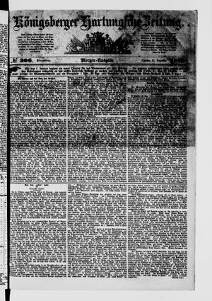 Königsberger Hartungsche Zeitung vom 31.12.1872