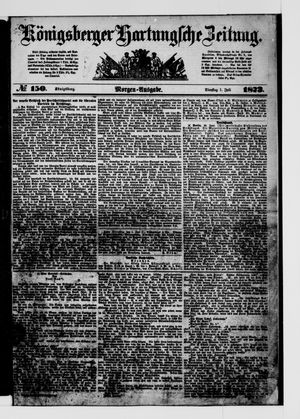 Königsberger Hartungsche Zeitung vom 01.07.1873