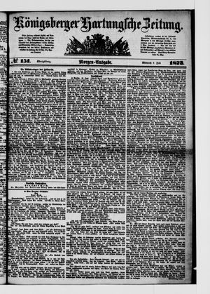 Königsberger Hartungsche Zeitung vom 02.07.1873