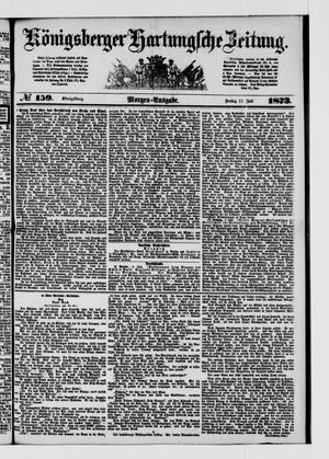 Königsberger Hartungsche Zeitung vom 11.07.1873