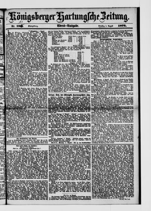Königsberger Hartungsche Zeitung on Aug 5, 1873