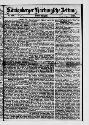 Königsberger Hartungsche Zeitung vom 11.08.1873