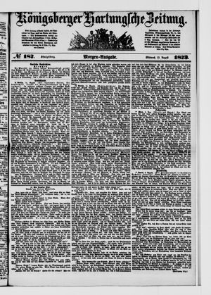 Königsberger Hartungsche Zeitung vom 13.08.1873