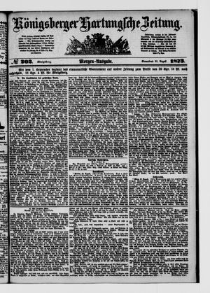 Königsberger Hartungsche Zeitung on Aug 30, 1873