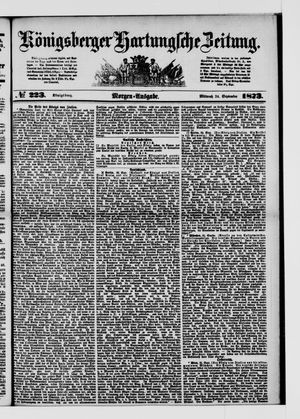Königsberger Hartungsche Zeitung vom 24.09.1873