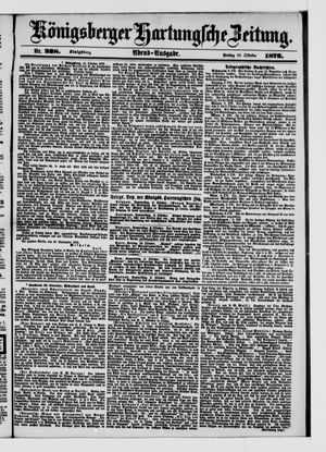 Königsberger Hartungsche Zeitung vom 10.10.1873