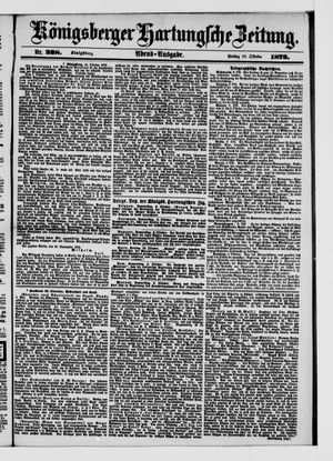 Königsberger Hartungsche Zeitung on Oct 10, 1873