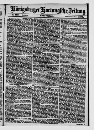 Königsberger Hartungsche Zeitung vom 11.10.1873