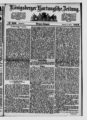 Königsberger Hartungsche Zeitung on Oct 12, 1873