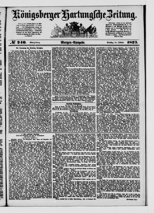 Königsberger Hartungsche Zeitung on Oct 14, 1873