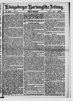 Königsberger Hartungsche Zeitung vom 14.10.1873
