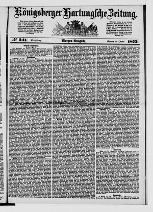 Königsberger Hartungsche Zeitung vom 15.10.1873
