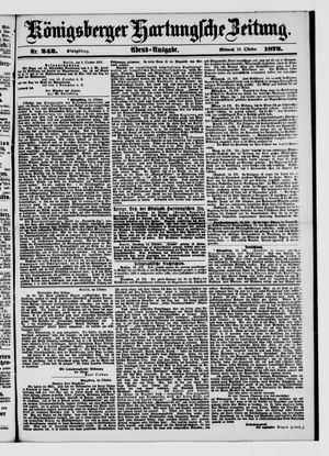 Königsberger Hartungsche Zeitung vom 15.10.1873