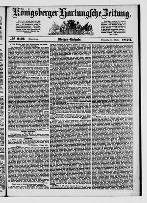 Königsberger Hartungsche Zeitung on Oct 16, 1873