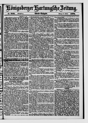 Königsberger Hartungsche Zeitung on Oct 20, 1873
