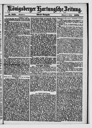 Königsberger Hartungsche Zeitung vom 22.10.1873