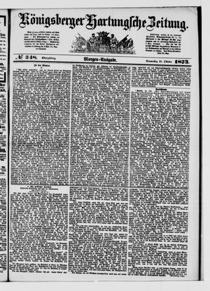 Königsberger Hartungsche Zeitung vom 23.10.1873