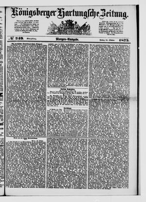 Königsberger Hartungsche Zeitung on Oct 24, 1873