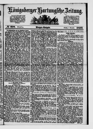 Königsberger Hartungsche Zeitung on Nov 4, 1873