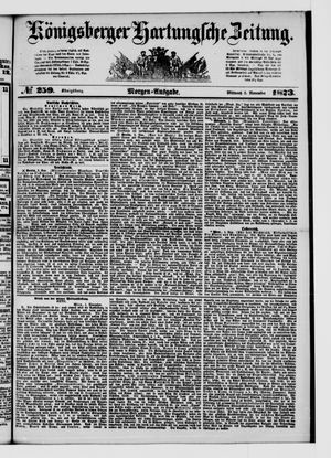 Königsberger Hartungsche Zeitung vom 05.11.1873