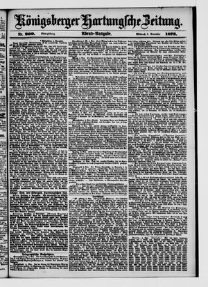 Königsberger Hartungsche Zeitung vom 05.11.1873