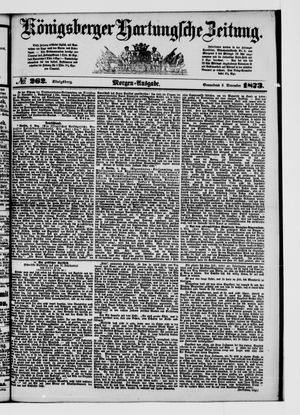 Königsberger Hartungsche Zeitung vom 08.11.1873