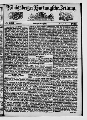 Königsberger Hartungsche Zeitung vom 09.11.1873