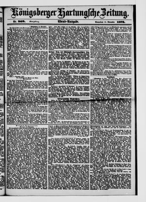Königsberger Hartungsche Zeitung on Nov 15, 1873